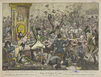Union Club tekijältä James Gillray