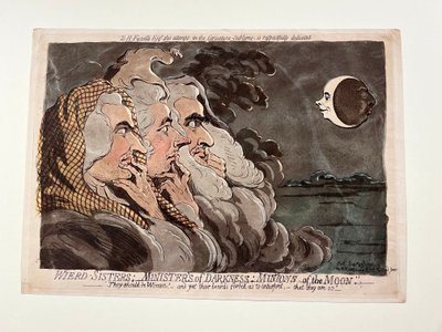 Oudot sisaret; Pimeyden palvelijat; Kuun kätyrit tekijältä James Gillray