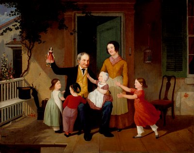 Isoisän vierailu, noin 1850 tekijältä James Goodwin Clonney