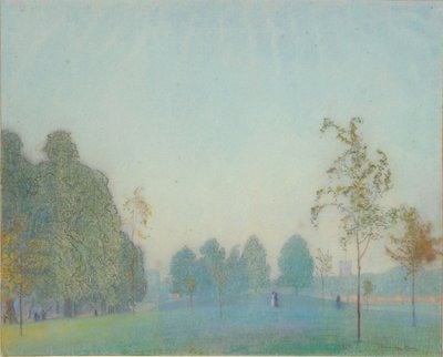 Puistokohtaus ja torni, 1912 tekijältä James Hamilton Hay