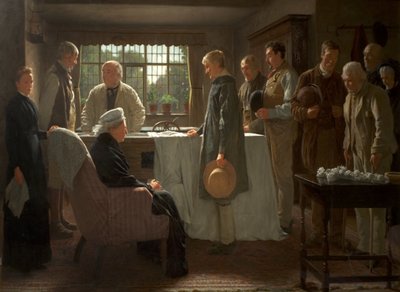 Vanha mestari, 1883 tekijältä James Hayllar