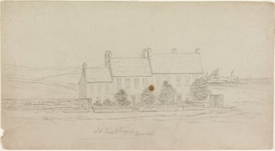 Old Workhouse, Ocean Road (kynä kortilla) tekijältä James Henry Cleet