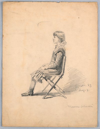 Florence Johnsonin muotokuva tekijältä James Henry Moser