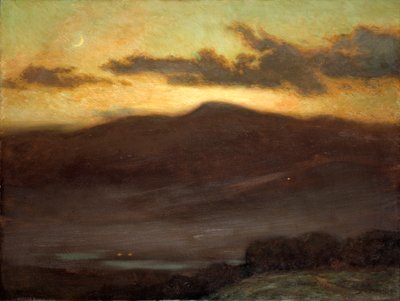 Auringonlasku, Mount McIntyre tekijältä James Henry Moser