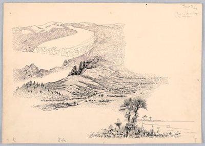 Three Landscapes, Design for Washington Board of Trade Dinner, 13. toukokuuta 1908 tekijältä James Henry Moser