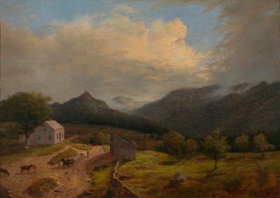 Taverna New Bostonissa, Vermontissa, 1855. tekijältä James Hope
