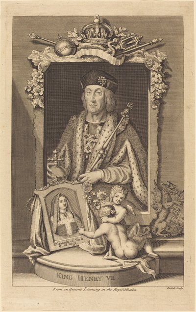 Kuningas Henrik VII tekijältä James Hulett after George Vertue