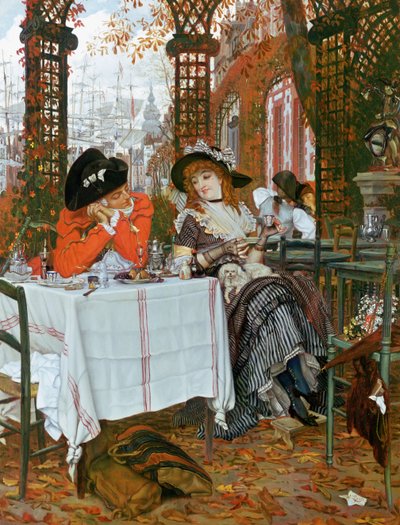 Lounas (A Luncheon), n. 1868 tekijältä James Jacques Joseph Tissot