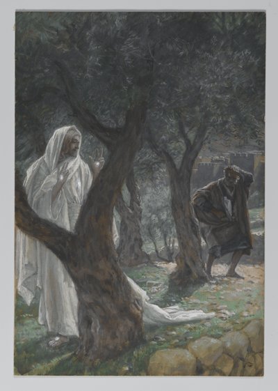 Herramme ilmestys Pyhälle Pietarille, kuva Herramme Jeesuksen Kristuksen elämästä, 1886-94 (wc grafiitin päällä paperilla) tekijältä James Jacques Joseph Tissot