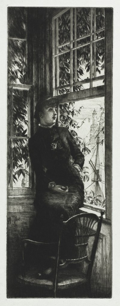 Meren rannalla, 1880. tekijältä James Jacques Joseph Tissot