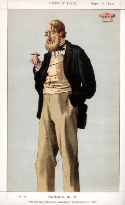 Hänelle tarjottiin kerran konservatiivipuolueen johtoa, 1871. tekijältä James Jacques Joseph Tissot