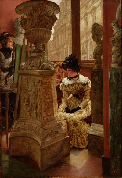 Huonekalut ja erilaiset esineet 1100- ja 1300-luvuilta tekijältä James Jacques Joseph Tissot