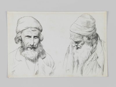 Juutalaiset ja jemeniläiset, Jerusalem, kuva Herramme Jeesuksen Kristuksen elämästä (kynä ja muste kudottupaperille) tekijältä James Jacques Joseph Tissot