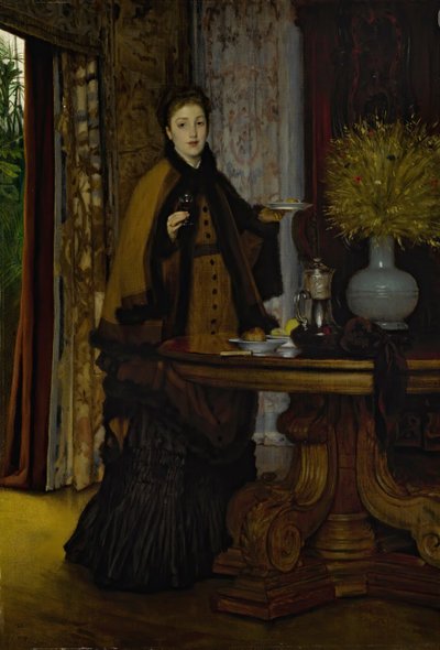 Le Goúter -iltapäivätee, 1869. tekijältä James Jacques Joseph Tissot