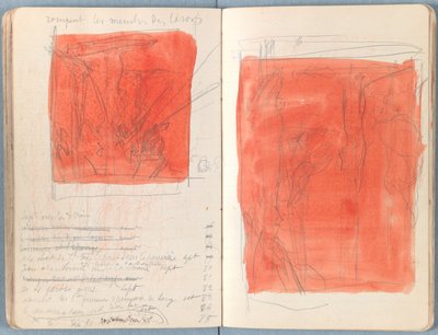 Sivuja Sketches for The Life of Our Lord Jesus Christ -albumista 1880-luvun lopulla (grafiitti ja pesu paperille) tekijältä James Jacques Joseph Tissot