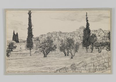 Pakanoiden hovin paikka, Haram, esimerkki teoksesta Herramme Jeesuksen Kristuksen elämä (muste paperille) tekijältä James Jacques Joseph Tissot