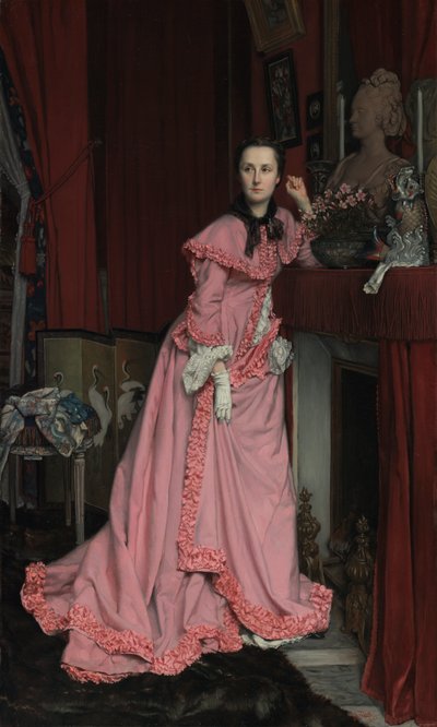 Marquise de Miramonin muotokuva, os, Thérèse Feuillant tekijältä James Jacques Joseph Tissot