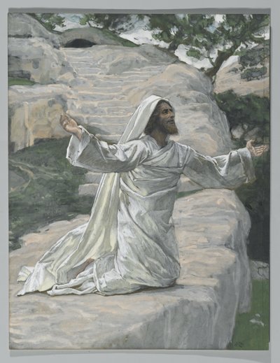 Pyhä Jaakob Pieni, kuvitus teoksesta Herramme Jeesuksen Kristuksen elämä, 1886-94 (wc grafiitin päällä paperilla) tekijältä James Jacques Joseph Tissot