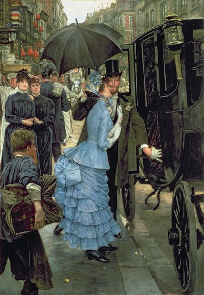 Morsiusneito, n. 1883-1885 (öljy kankaalle) tekijältä James Jacques Joseph Tissot