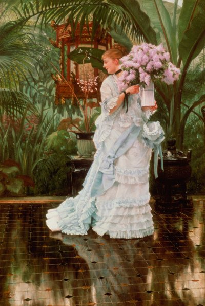 Lilojen nippu, n. 1875 tekijältä James Jacques Joseph Tissot