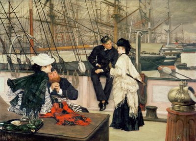 Kapteeni ja perämies, 1873 tekijältä James Jacques Joseph Tissot