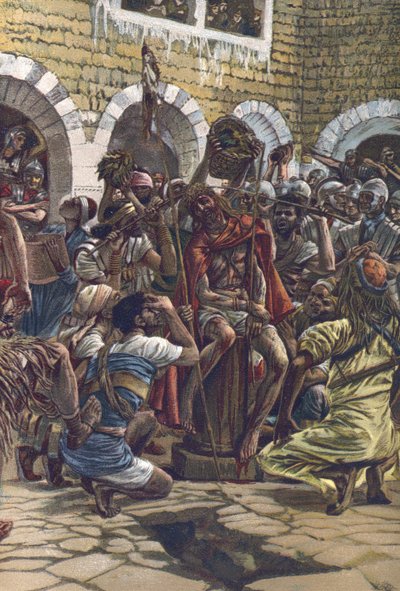 Orjantappurakruunu - "Herramme Jeesuksen Kristuksen elämästä" - 1899, James Tissot - La vie de notre seigneur Jesus Christ, kirjoittanut Jacques Joseph (Jacques Joseph) Tissot dit James Tissot (1836-1902) tekijältä James Jacques Joseph Tissot