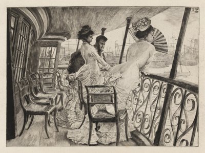 Galleria H.M.S. Kalkutta Portsmouthissa tekijältä James Jacques Joseph Tissot