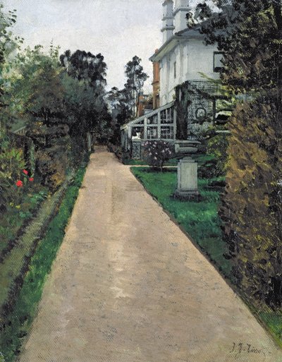 Taiteilijan talon puutarha (öljy kankaalle) tekijältä James Jacques Joseph Tissot