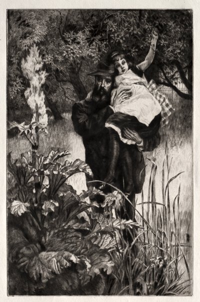 Leskimies (etsaus ja kuivaneula) tekijältä James Jacques Joseph Tissot