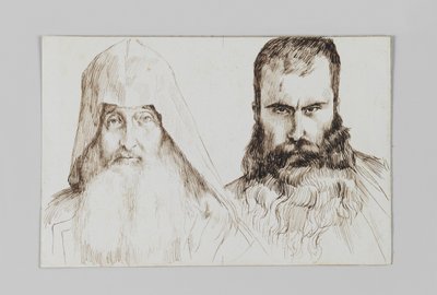 Armenialaisten miesten tyypit Jerusalemissa, esimerkki Herramme Jeesuksen Kristuksen elämästä tekijältä James Jacques Joseph Tissot