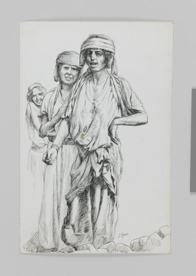 Naiset Gebasta, Samariasta, kuva Herramme Jeesuksen Kristuksen elämästä tekijältä James Jacques Joseph Tissot