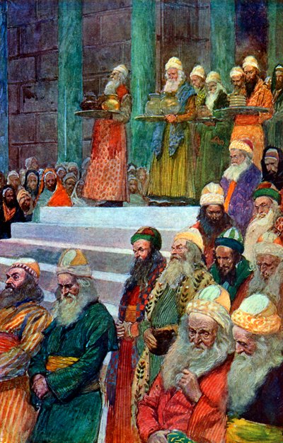 Maljakoiden rahastonhoitajat ja vartijat - Raamattu tekijältä James Jacques Joseph after Tissot