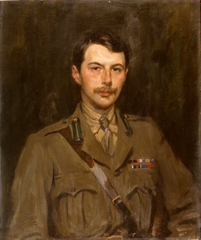 Muotokuva Edward Cavendishista Hartingtonin markiisin aikana, n. 1918-20 (öljy kankaalle) tekijältä James Jebusa Shannon