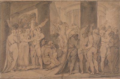 Roomalaisille paljastettu Lucretian ruumis tekijältä James Jefferys