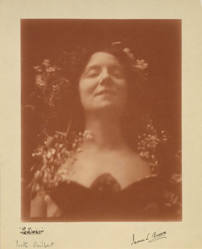 "The Desire": muotokuva Yvette Guilbertistä, 1896 tekijältä James L. Breese
