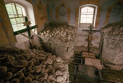 Ihmisen luita Itävallan ja Preussin välisistä sodista 1700-luvulta. Nizkov, Tšekin tasavalta. tekijältä James L Stanfield