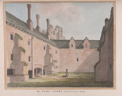 Herstmonceux Castle, East Sussex: Pump Court tekijältä James Lambert  of Lewes