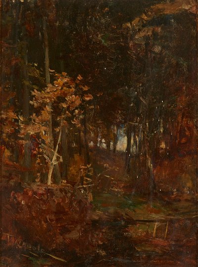Metsäinen polku (öljy aluksella) tekijältä James Lawton Wingate