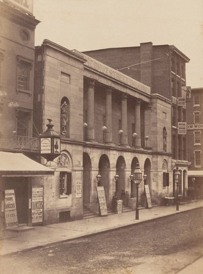 Chestnut Street Theatre, Philadelphia tekijältä James McClees