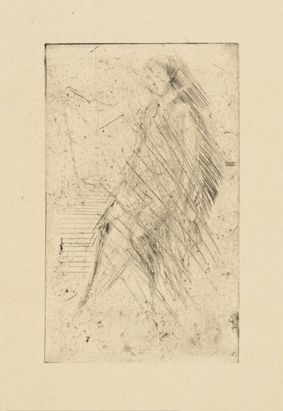 [76] Whistlerin peruutetuista levyistä tehdyt vaikutelmat - Resting tekijältä James Abbott McNeill Whistler