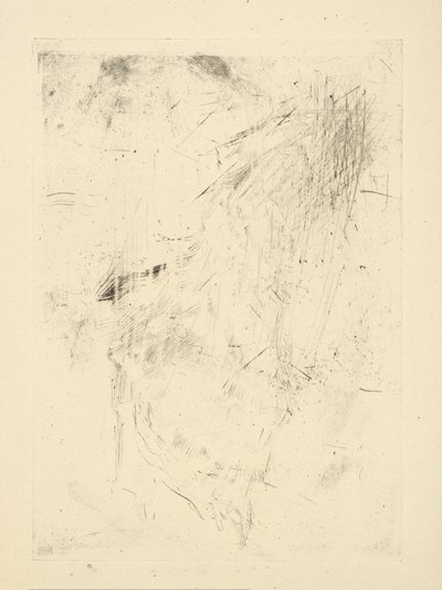 [76] Whistlerin peruutetuista levyistä tehdyt vaikutelmat - [Istuva kuva?] tekijältä James Abbott McNeill Whistler