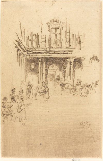 Palais Royalin kulma tekijältä James Abbott McNeill Whistler
