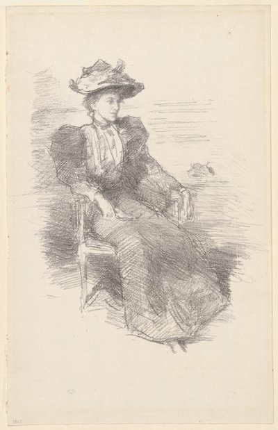 Muotokuva: Mildred Howells tekijältä James Abbott McNeill Whistler