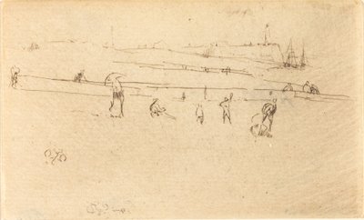 Luonnos Dieppessä tekijältä James Abbott McNeill Whistler