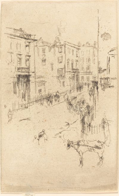 Alderney Street tekijältä James Abbott McNeill Whistler