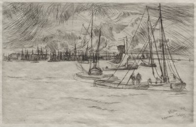 Amsterdam Tolhuisista nähtynä tekijältä James McNeill Whistler