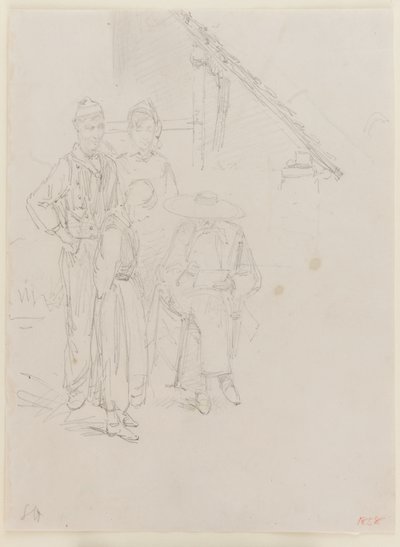 Taiteilija luonnostelee tekijältä James Abbott McNeill Whistler