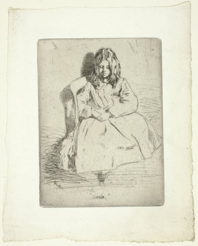 Annie, istumassa tekijältä James McNeill Whistler