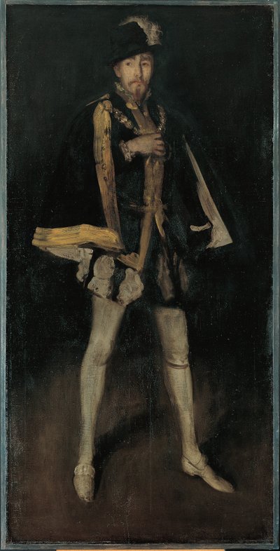 Sommitelma mustassa, nro 3: Sir Henry Irving Espanjan Filip II:na tekijältä James McNeill Whistler