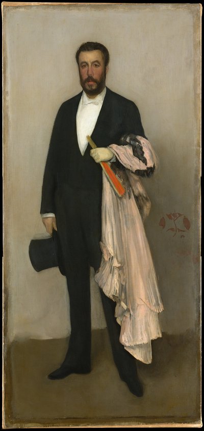 Sommitelma ihonvärissä ja mustassa: Théodore Duretin muotokuva tekijältä James McNeill Whistler